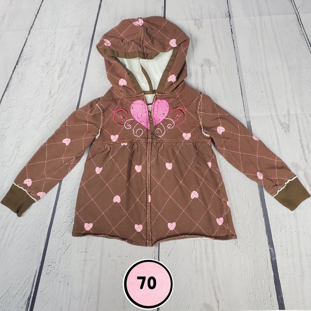 Sonoma Kids Size 5 Zip-Up Hooded Dress – Casual Hoodie Dress